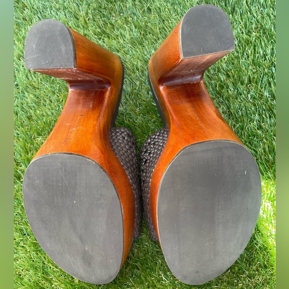 Veronica Beard | Guadalupe Platform Sandal | Size 8 | Brown - Picture 5 of 13